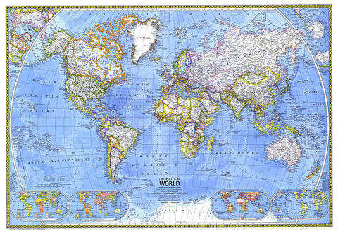 Buy map 1975 Political World Map