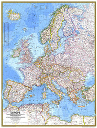 Buy map 1977 Europe Map