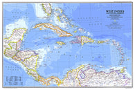 Buy map 1981 West Indies and Central America Map