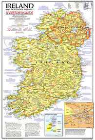 Buy map 1981 Ireland and Northern Ireland Visitors Guide Map