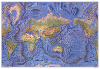 Buy map 1981 World Ocean Floor Map