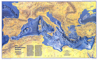 Buy map 1982 Mediterranean Seafloor Map
