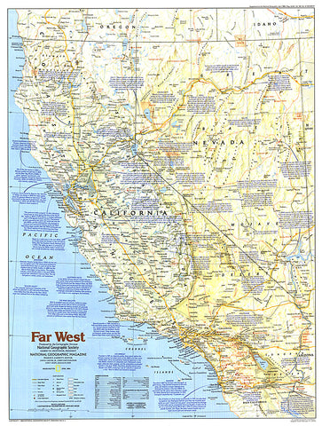 Buy map 1984 Making of America, Far West Map