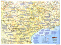 Buy map 1986 Texas Map
