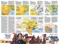 Buy map 1986 The Making of America, Texas Theme
