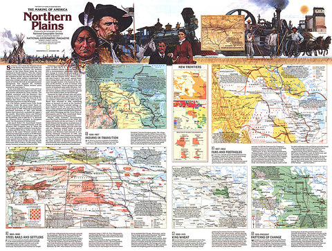 Buy map 1986 Northern Plains Map Side 2