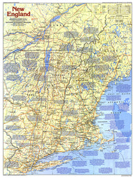 Buy map 1987 New England Map Side 1