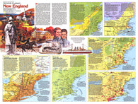 Buy map 1987 New England Map Side 2