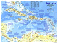 Buy map 1987 Making of America, West Indies Map