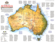Buy map 1988 Travelers Look At Australia Map