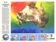 Buy map 1988 Australia Continental Odyssey Map