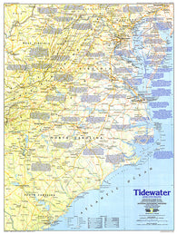 Buy map 1988 Tidewater and Environs Map