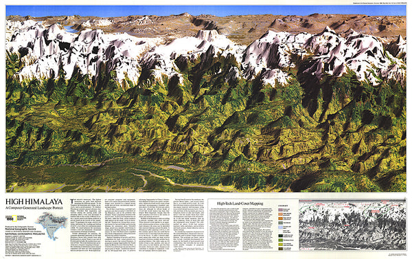 Buy map 1988 High Himalaya Map