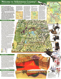 Buy map 1989 Yellowstone and Grand Teton Map Side 2