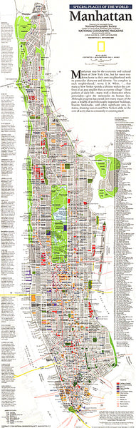 Buy map 1990 Manhattan Map
