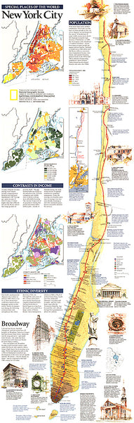 Buy map 1990 New York City Map