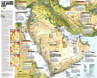 Buy map 1991 Middle East, States in Turmoil Map