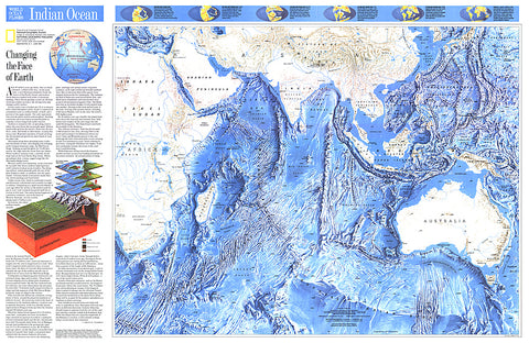 Buy map 1992 Indian Ocean Map