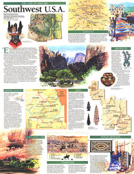 Buy map 1992 Southwest, USA Map, Land of Open Sky