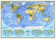 Buy map 1994 World Physical Map