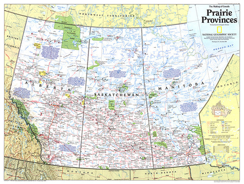 Buy map 1994 Making of Canada, Prairie Provinces Map