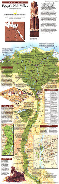 Buy map 1995 Egypts Nile Valley North Map