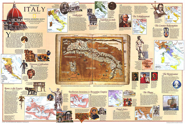 Buy map 1995 Historical Italy Theme