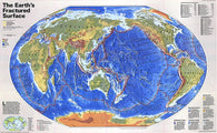 Buy map The Earths Fractured Surface Map (1995)