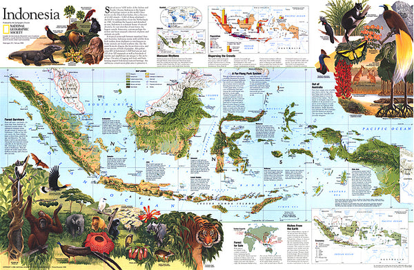 Buy map 1996 Indonesia Theme Map