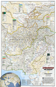 Buy map 2001 Afghanistan and Pakistan