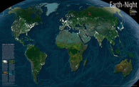 Buy map 2004 Earth at Night