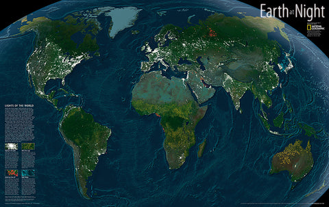 Buy map 2004 Earth at Night