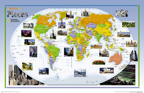 Buy map 2004 World of Places Map