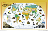 Buy map 2004 World of Animals Map