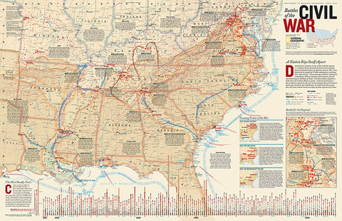 Buy map 2005 Battles of the Civil War