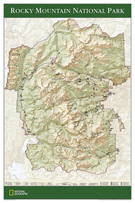Buy map 2005 Rocky Mountain National Park Map
