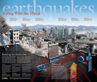 Buy map 2006 Earthquakes, Living With the Threat