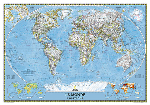 Buy map 2012 World French Map