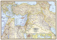 Buy map 2012 Lands of the Bible 1967 Map