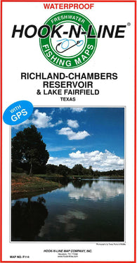 Buy map Richland Chambers Reservoir Fishing Map