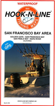 Buy map San Francisco Bay Area Fishing Map