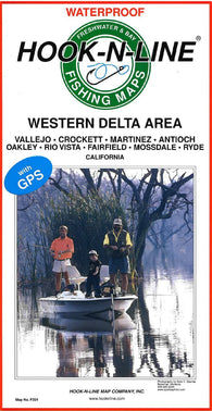 Buy map Western Delta Area Fishing Map