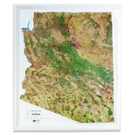 Buy map Arizona Satellite Raised Relief
