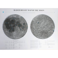 Buy map Moon Raised Relief Map