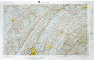 Buy map Chattanooga, Tennessee (NI 16-3) Raised Relief Map