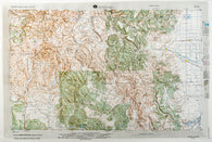 Buy map Durango, Colorado (NJ 13-7) Raised Relief Map