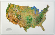 Buy map United States Satellite Image Raised Relief Map Does not include HI and AK