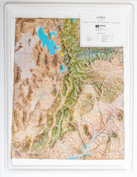 Buy map Utah Natural Color Raised Relief Map