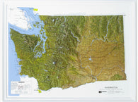 Buy map Washington Natural Color Raised Relief Map