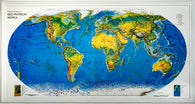 Buy map World Raised Relief Map